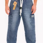 PANTALON JEANS M-11 CARGO PUÑO FLOW