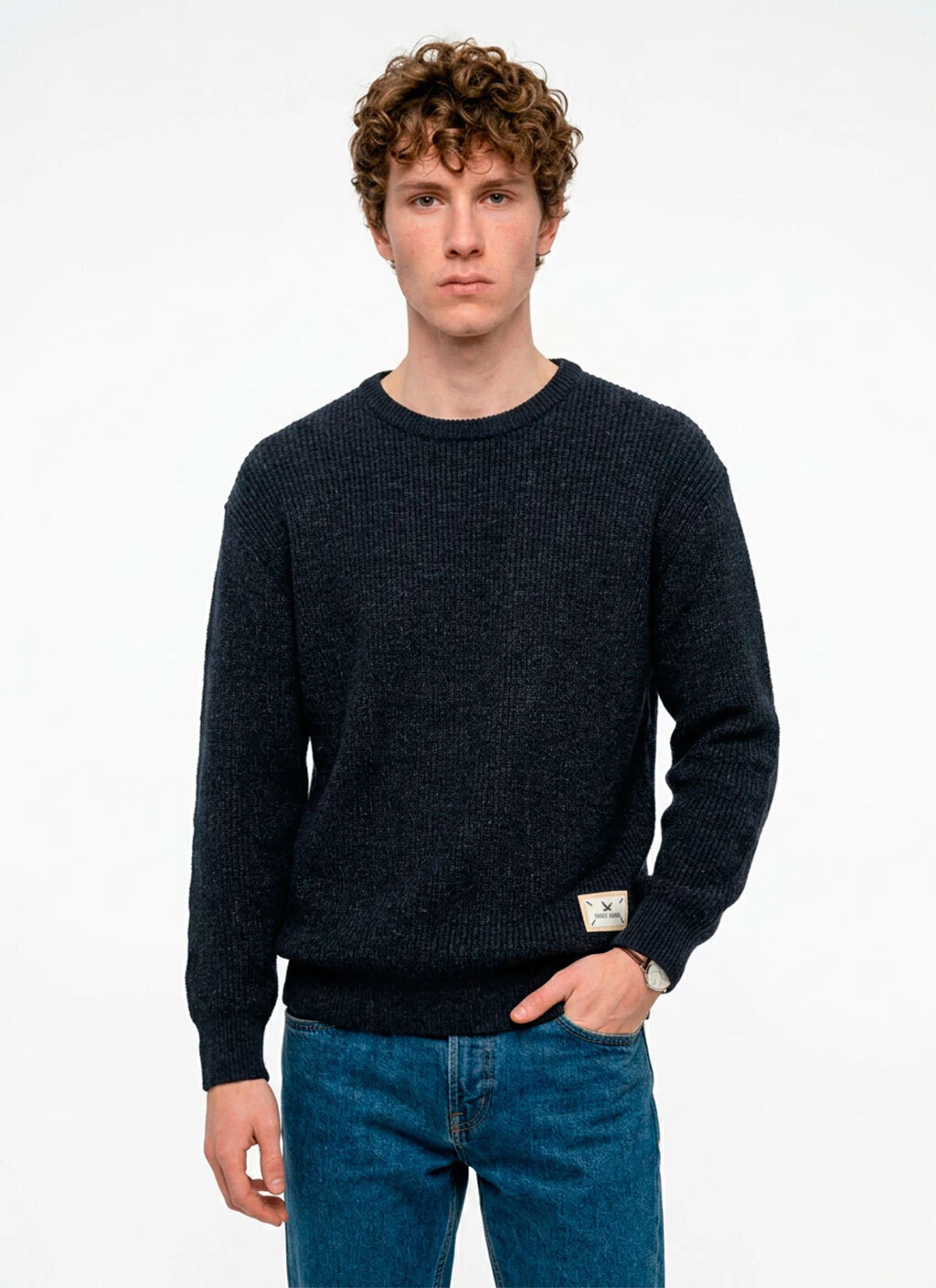 041198f_5-1e1b132df8bcfb175b17664969441675-1024-1024 SWEATER BROSS LONDON CON APLIQUE - Imagen 1