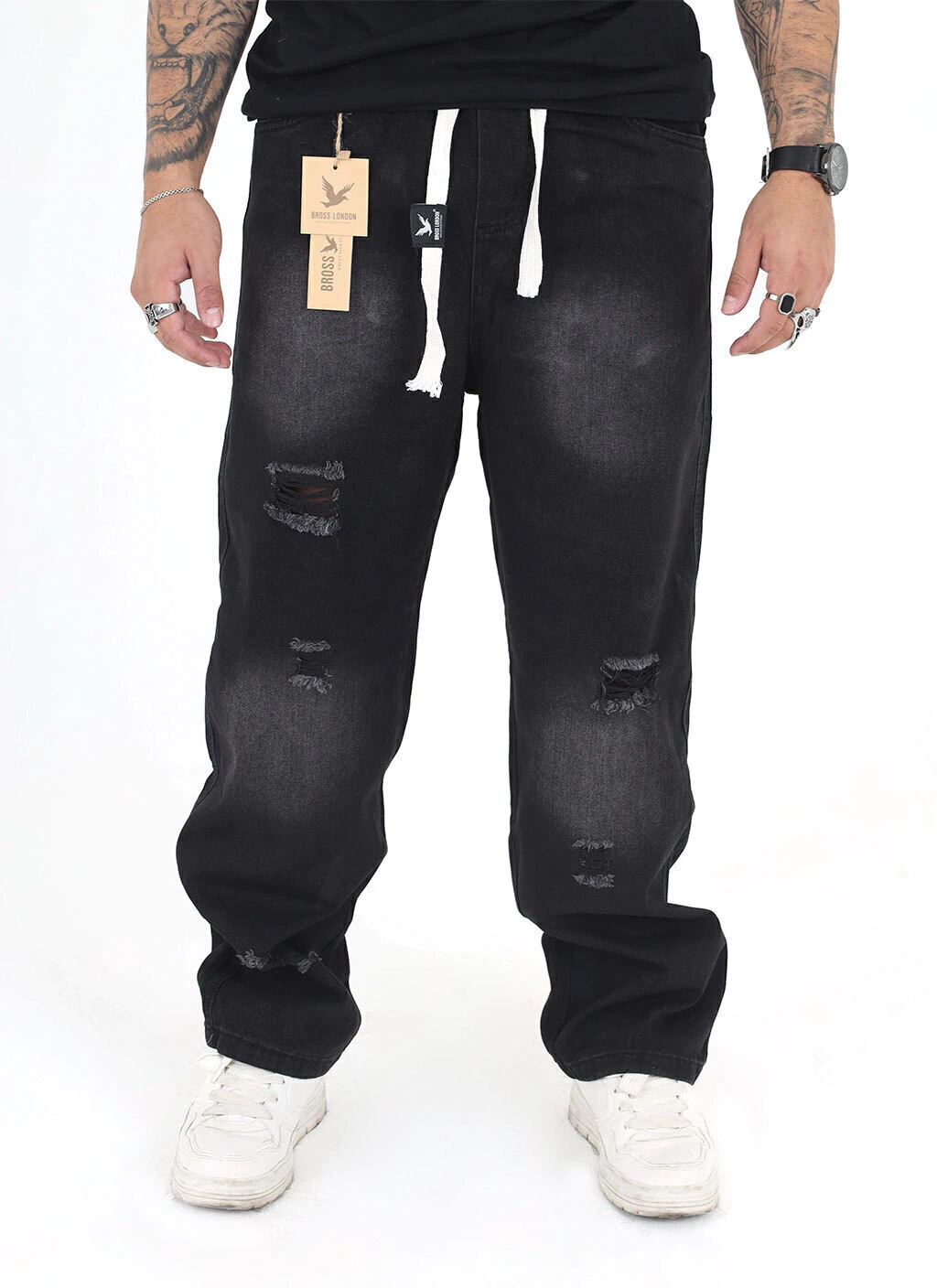 3-4862b467d524303b7017441127454920-1024-1024 PANTALON JEANS M-4 ROTURAS FLOW - Imagen 1